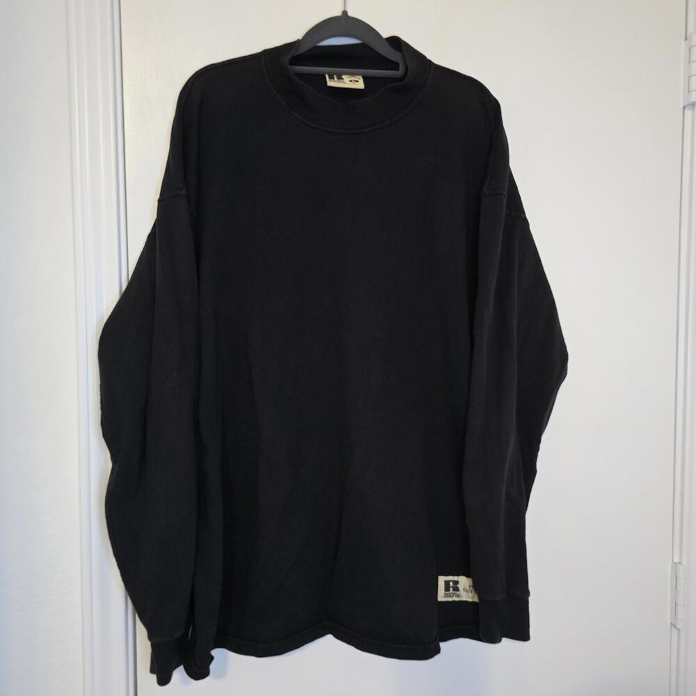 Vtg Russell Athletic Sweater Mens Xl Sweatshirt Pro Cotton 90s Y2k